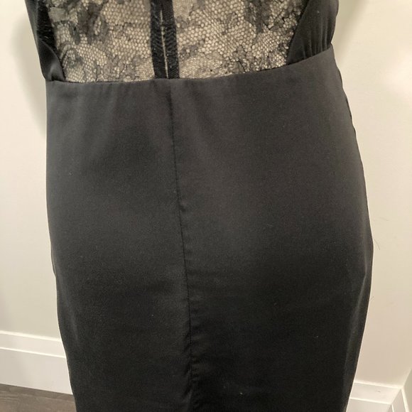 TWIK  l Black Dress with Lace Back l Size Medium - Picture 7 of 9